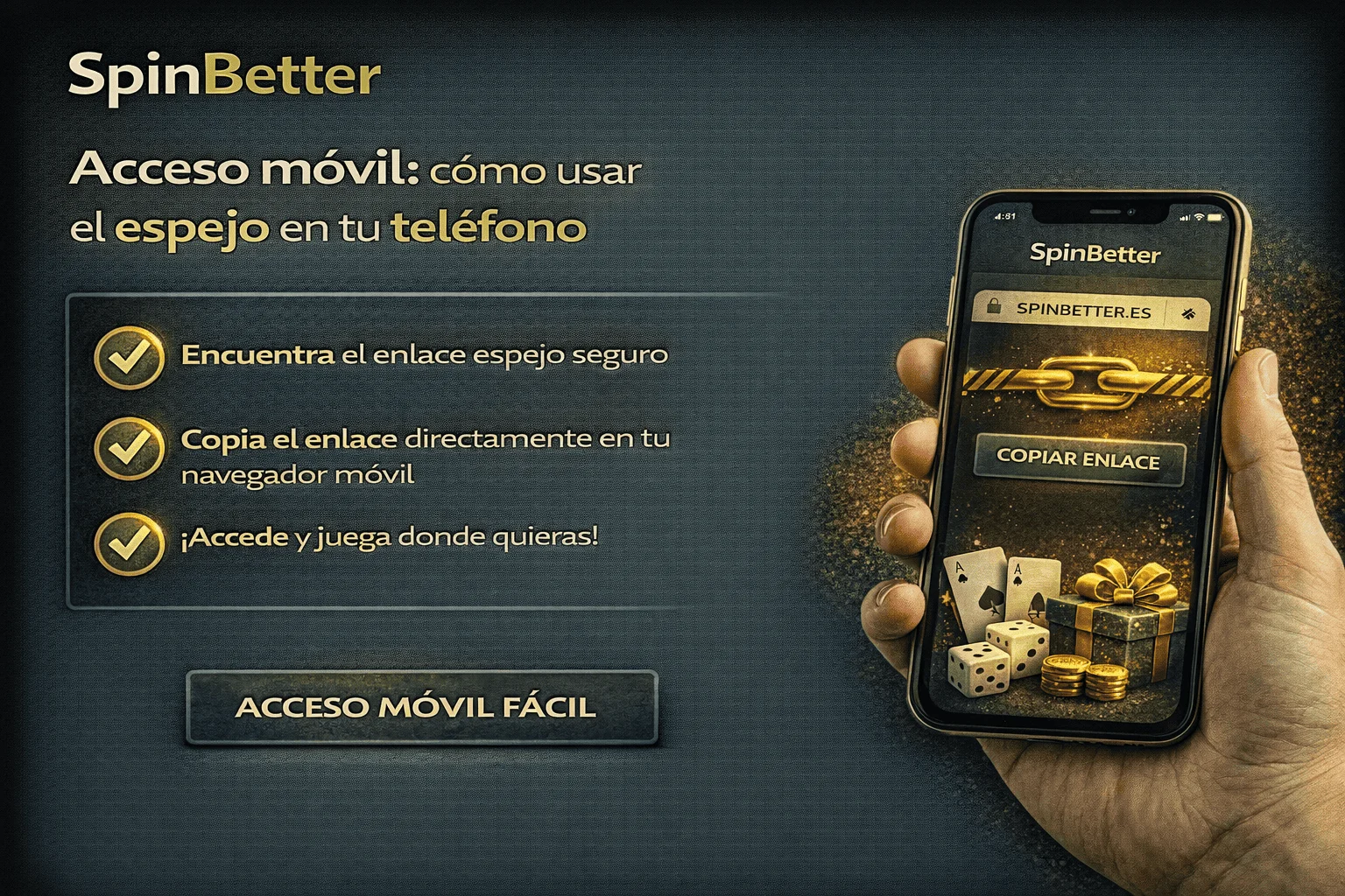 Acceso móvil cómo usar el espejo en tu teléfono