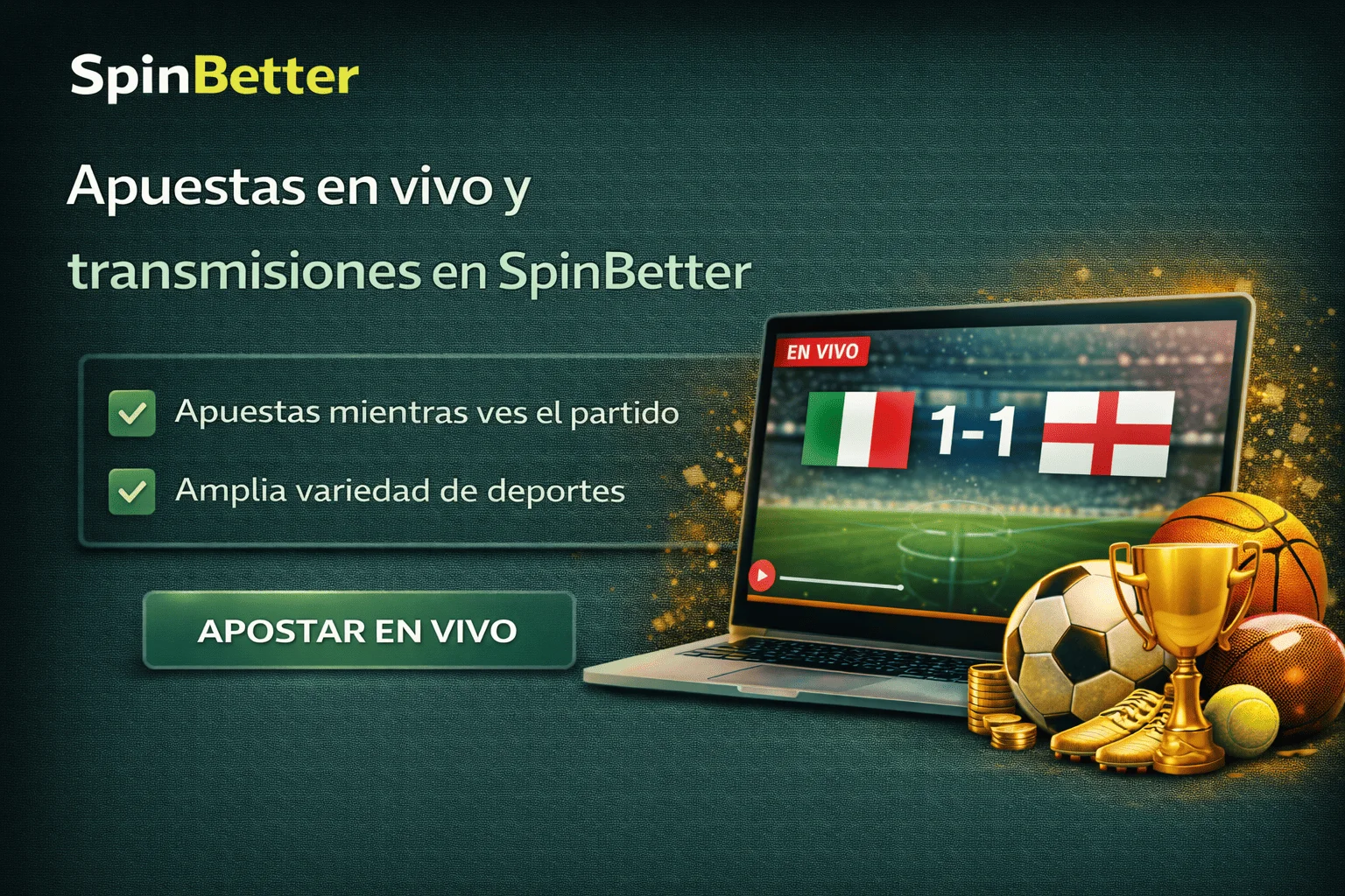 Apuestas en vivo y transmisiones en SpinBetter Apuestas en vivo y transmisiones en SpinBetter
