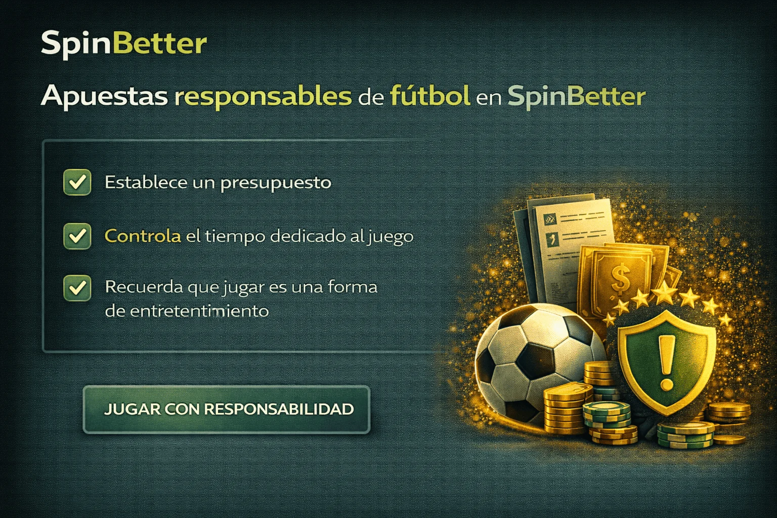 Apuestas responsables de fútbol en SpinBetter Apuestas responsables de fútbol en SpinBetter