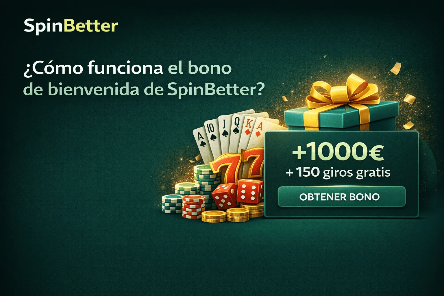 Cómo funciona el bono de bienvenida de SpinBetter
