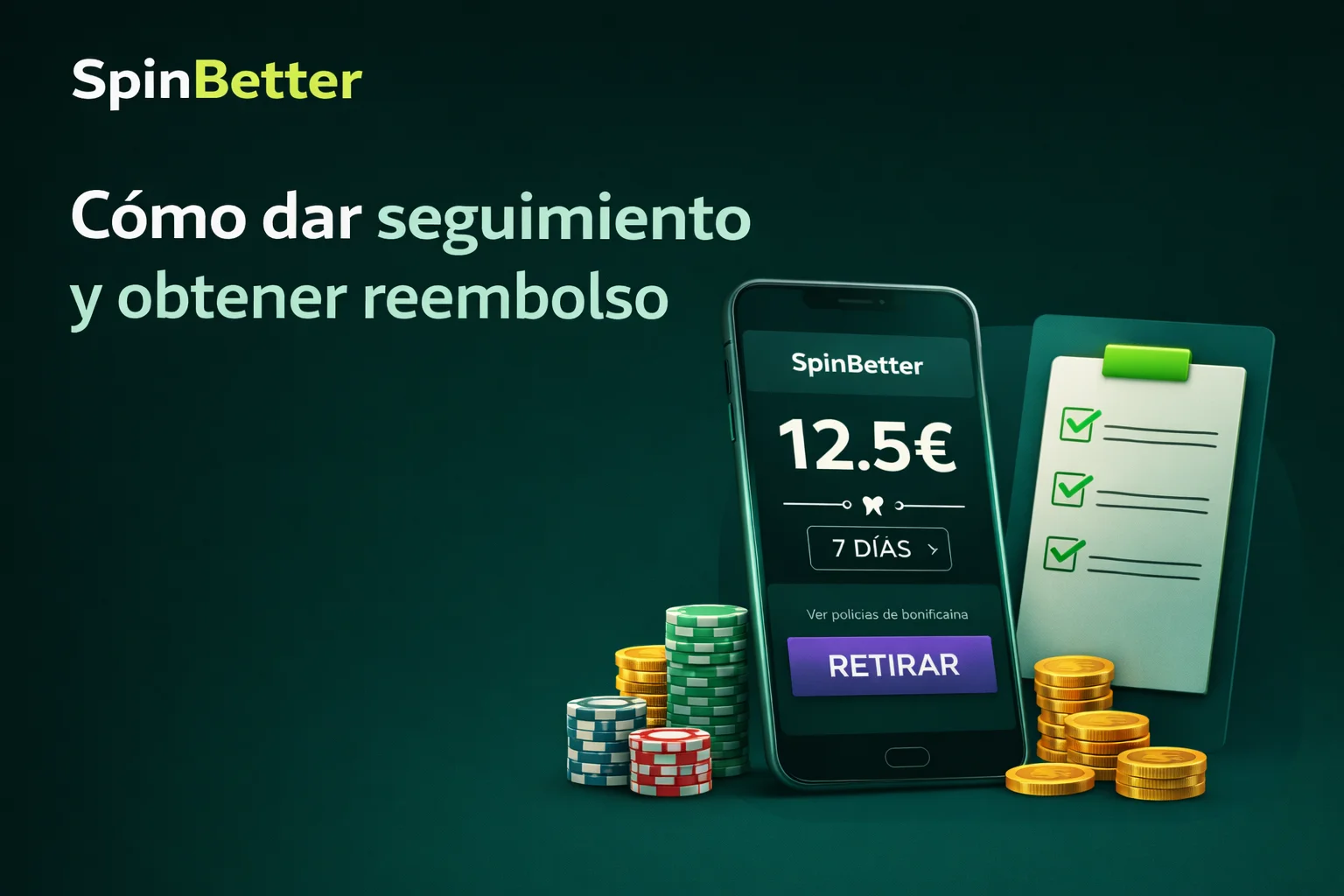 Cómo funciona el bono de reembolso de SpinBetter