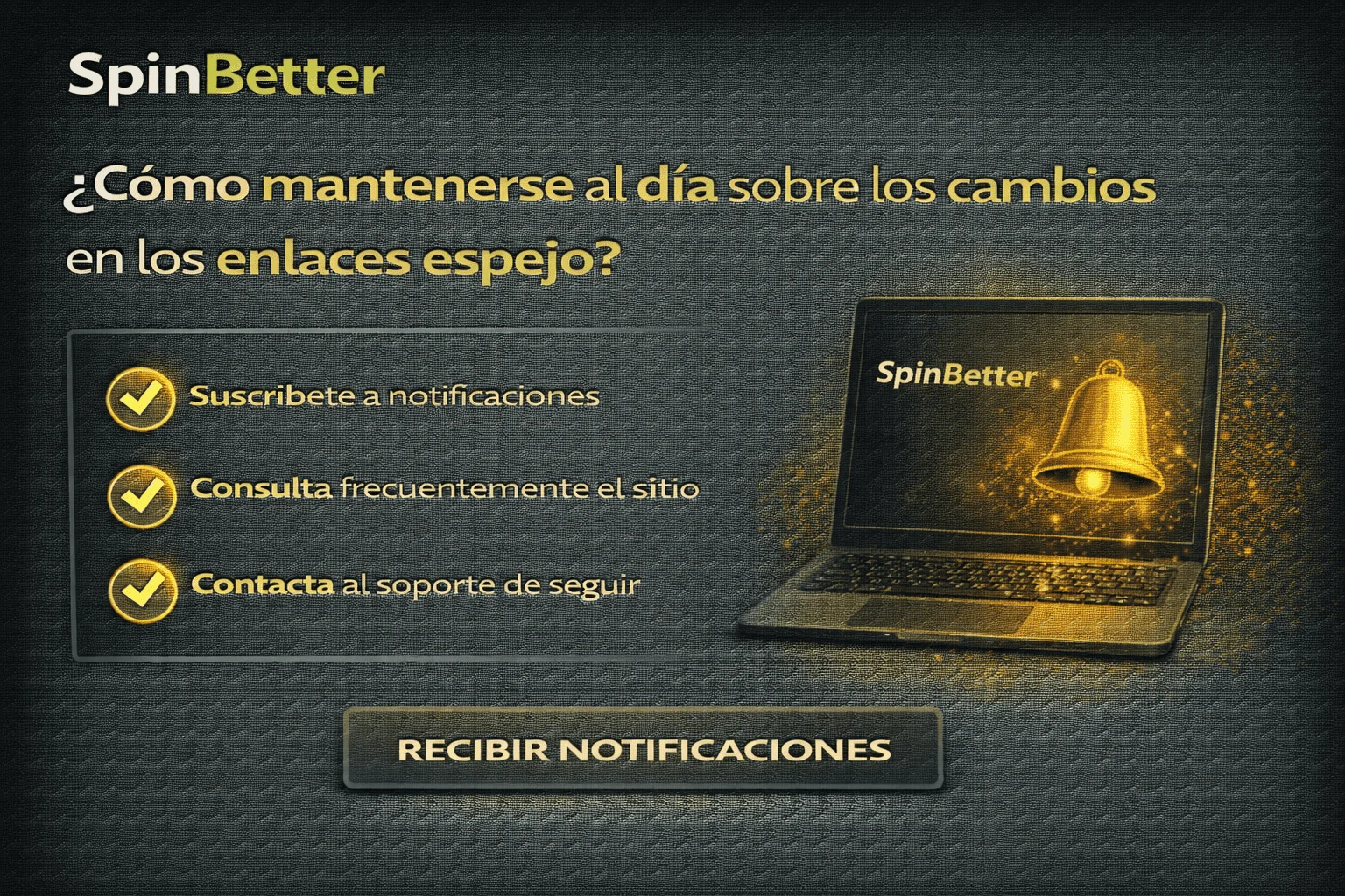 Cómo mantenerse al día sobre los cambios en los enlaces espejo