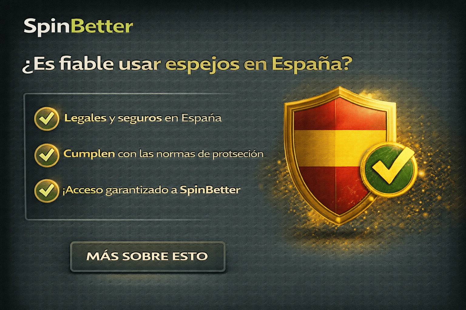 Es fiable usar espejos en España