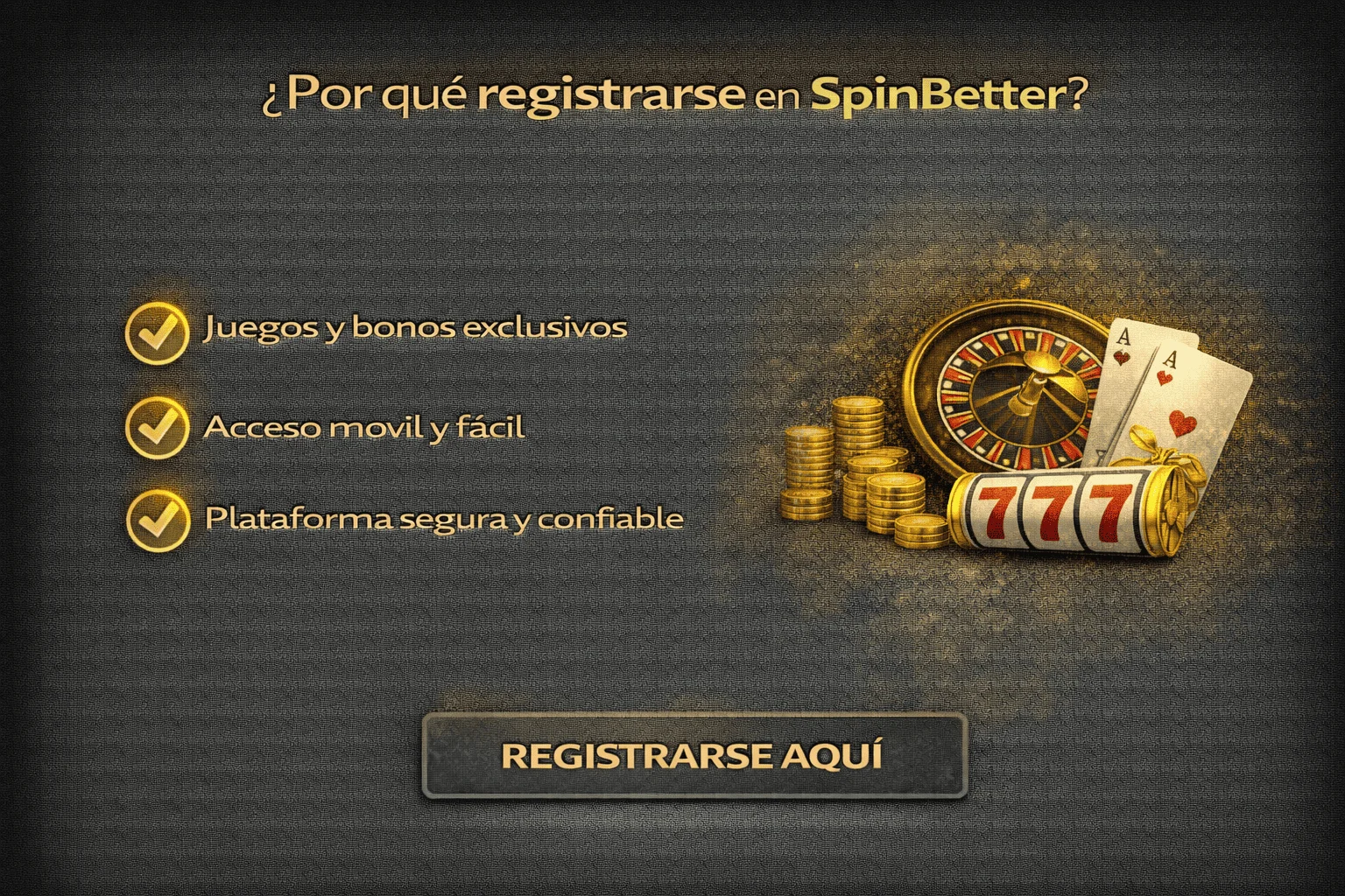 Por qué registrarse en SpinBetter Por qué registrarse en SpinBetter