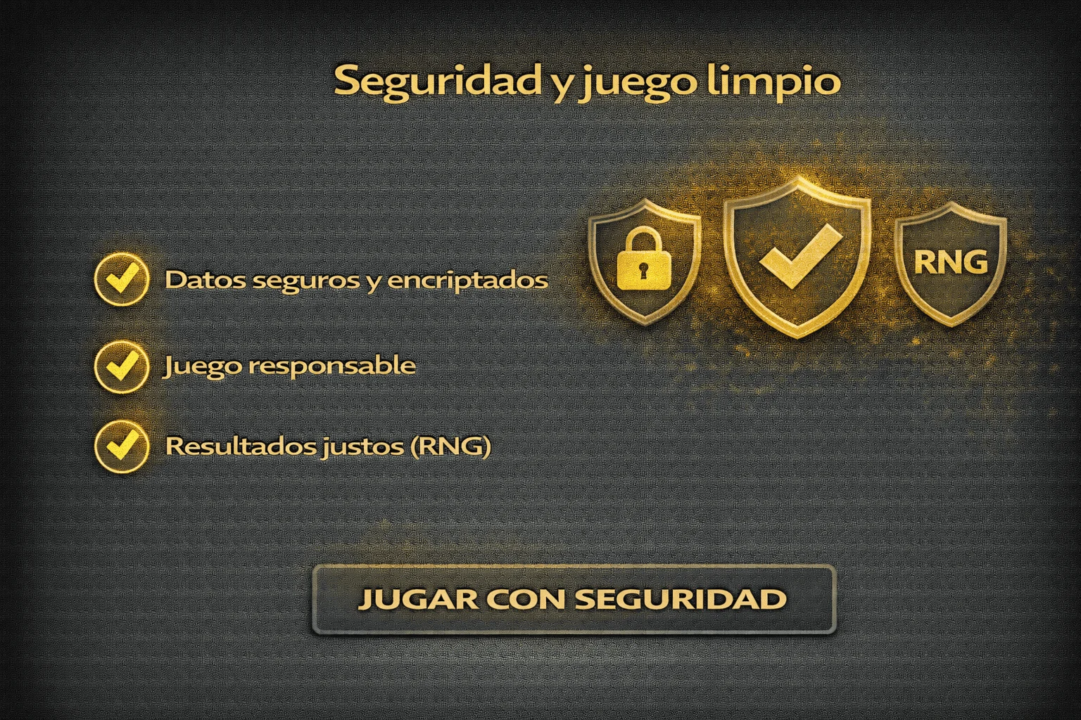 Seguridad y juego limpio Seguridad y juego limpio