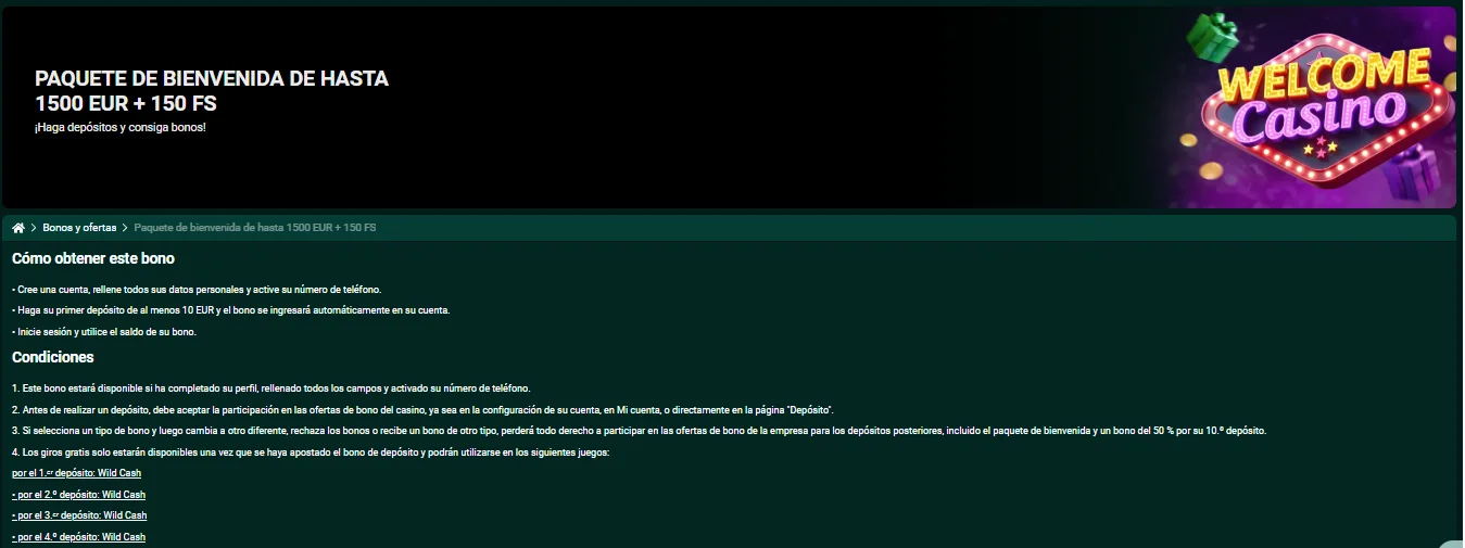 Código promocional SpinBetter